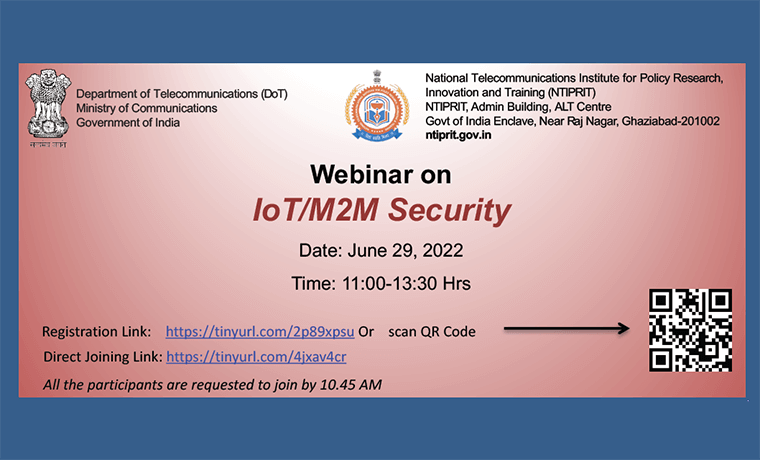 Webinar on IoT/M2M Security