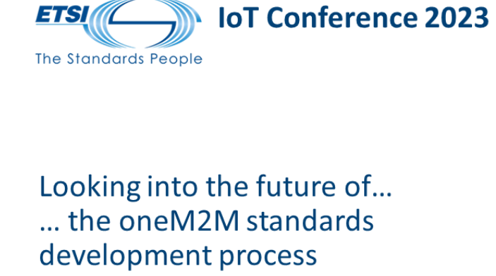 Modernizing the oneM2M Standards Development Process
