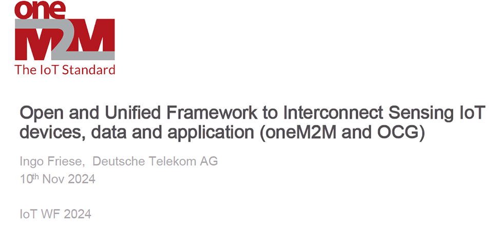 Connecting oneM2M and Open Geospatial Consortium Standards