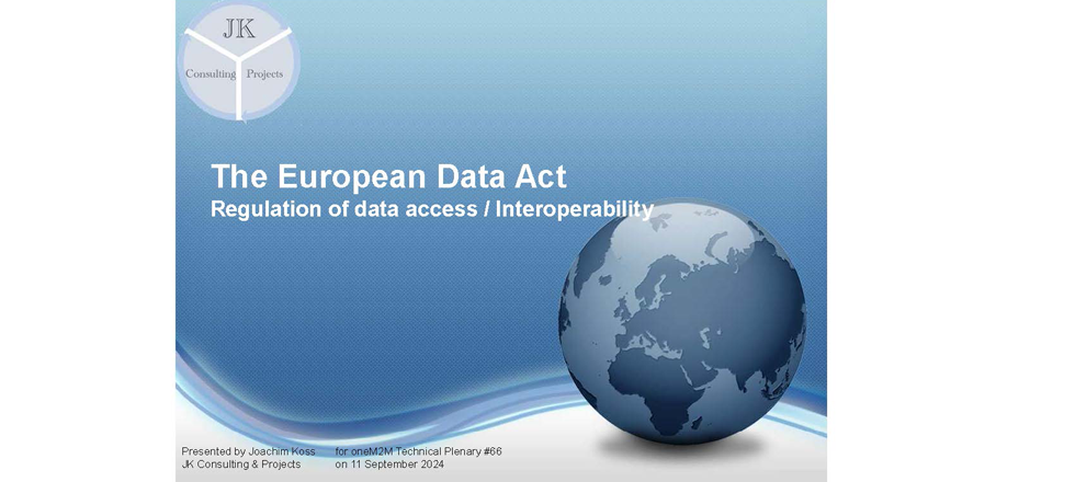 The EU Data Act: Regulation of data access and interoperability